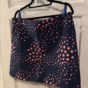 Lilly Pulitzer Blue and Pink A-Line Mini Skirt Cocktail